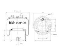 Soffietti per molle ad aria FEBI BILSTEIN 170919
