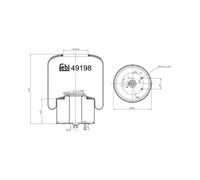 Soffietti per molle ad aria FEBI BILSTEIN 49198