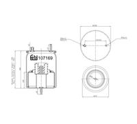 Soffietti per sospensioni pneumatiche FEBI BILSTEIN 107169