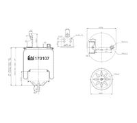 Soffietti per sospensioni pneumatiche FEBI BILSTEIN 170107