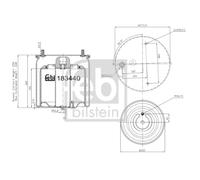 Soffietti per sospensioni pneumatiche FEBI BILSTEIN 183440