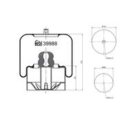 Soffietti per sospensioni pneumatiche FEBI BILSTEIN 39988