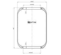 Soffietti per sospensioni pneumatiche FEBI BILSTEIN 47144
