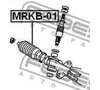 Soffietto cremagliera Assale anteriore MRKB-01 FEBEST per MITSUBISHI COLT II