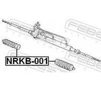 Soffietto cremagliera Assale anteriore NRKB-001 FEBEST per NISSAN PRIMERA