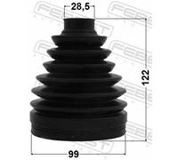 Soffietto giunto lato ruota PVC 0117P-GSL20 FEBEST per NISSAN HONDA