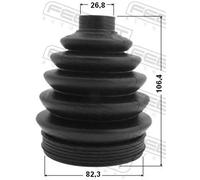 Soffietto giunto lato ruota PVC 1617P-203 FEBEST per MERCEDES-BENZ CLASSE S GLC
