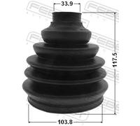 Soffietto giunto lato ruota PVC 2917P-RRIIIR FEBEST per LAND ROVER