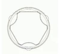 LÖBRO 305610 Kit cuffia, semiasse