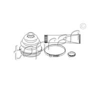 Soffietto giunto semiasse Assale anteriore Sx 202 423 TOPRAN per OPEL KADETT E