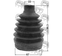 Soffietto giunto semiasse lato ruota PVC 0417P-CWRR FEBEST per HYUNDAI KIA