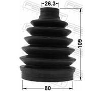 Soffietto giunto semiasse lato ruota PVC 0517P-GHAT FEBEST per AUDI SKODA VW BMW
