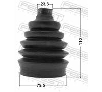 Soffietto giunto semiasse lato ruota PVC 1417P-NACTR FEBEST per SSANGYONG DACIA