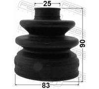 FEBEST 1215-SANFELH Kit cuffia, semiasse