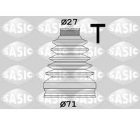 Soffietto giunto semiasse sul lato del cambio Thermoplast 1906032 SASIC per AUDI