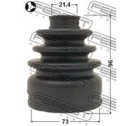 Soffietto giunto sul lato del cambio NBR (Nitrile-Butadiene-Caucciù) 0215-J1016