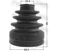Soffietto giunto sul lato del cambio NBR (Nitrile-Butadiene-Caucciù) 0415-CY34AT