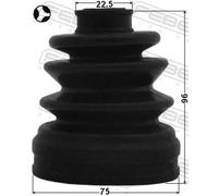 Soffietto giunto sul lato del cambio NBR (Nitrile-Butadiene-Caucciù) 0415-N94T