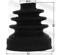 Soffietto giunto sul lato del cambio NBR (Nitrile-Butadiene-Caucciù) 2915-FLIIRT