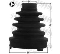 FEBEST 0115-ACV30LHT Cuffia semiasse