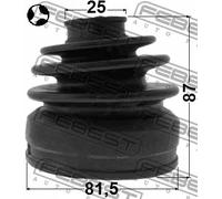 Soffietto giunto sul lato del cambio NBR (Nitrile-Butadiene-Caucciù) FEBEST