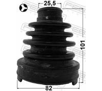 Soffietto giunto sul lato del cambio NBR (Nitrile-Butadiene-Caucciù) FEBEST