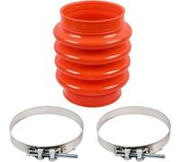 Soffietto in plastica con due morsetti per attrezzature Mt70 Mt75 Mt85 Set di coperture protettive rosse prestazioni di lunga durata Kit di installazione rapida essenziale accessorio per impianto