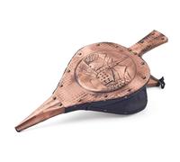 Soffietto in Rame Massiccio Grande 55xh 25 cm figure cesellate a mano rame