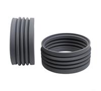 Soffietto in silicone per macina caffè Eureka Mignon 9155, riduce la macinazione residua e popcorn, scatola singola per accessori a imbuto, grigio (2 pezzi)