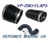 Soffietto Kit per Volvo Penta 280 Guida Poppa, Alette IN Scarico 876633