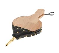 Soffietto per - 38 × 17 cm/14,9 × 6,7 in legno, metallo antincendio Blower, tradizionale vintage caminetto | robusto ventilatore per caminetto per caminetti, stufe a legna per interni