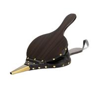 Relaxdays Soffietto, soffiatore d'Aria per Camino e Barbecue, Lunghezza: 40 cm, Design Rustico, Manuale, MDF, Marrone