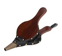 Soffietto Per Camino Interno 11,8"x 5,1" Soffiatore a Legna Piccolo con Cinghia Appesa, Manico Lungo, Ugello in Metallo, Ottimo Strumento Per Camino, Pozzo del Fuoco, Stufa a Legna, Barbecue, Campeggi
