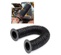 Soffietto per cilindro idraulico, cuffia parapolvere flessibile | Per viti a sfera CNC e steli pistone, tela robusta, resistente all'huile, flangiato(6cm/2.4in,100cm)