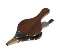 Soffietto per , manuale in legno, per uso interno, portatile, resistente, in legno massello, design in pelle per , barbecue, barbecue, caminetto, falò, soffiatore d'aria