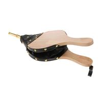 Soffietto per, soffiatore a legna per caminetto, pompa ad aria con per appenderlo, ugello in metallo, soffiatore ad aria in legno, booster fiamma per interni per stufe a legna per