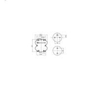 Soffietto, sospensioni pneumatiche FEBI 39093 per SCANIA T 15.607 2004-2005