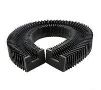 Soffietto telescopico flessibile per guide lineari su macchine CNC e stampanti 3D, manicotto protettivo per polvere e olio (200 mm)