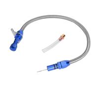 Soffietto Trasmissione Acciaio Inossidabile, Asta Livello Olio, Rosso per GM TH350 350 - Controllo Preciso, Materiale Resistente, Manutenzione (Blu)