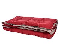 Soffim Bicolor 250 Piumino Anallergico Autunnale - 4° Variante, 100% Poliestere, Corallo/Sabbia, 155x200x5 cm