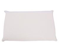 Soffim Lattice Guanciale Ortopedico con RivestimentoThermotech Tencell, 67% Poliestere 33% Lyocell-Lastra in Schiuma di Lattice, Panna/Nocciola, 42x67x11 cm