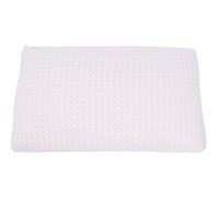 Soffim Lattice Guanciale Standard, 100% Cotone-Lastra Schiuma di Lattice, Bianco, 42x72x12 cm