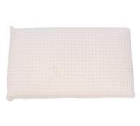 Soffim Lattice Guanciale Standard con Rivestimento Aloe Vera, 100% Poliestere con Trattamento Aloe Vera-Lastra in Schiuma di Lattice, Bianco, 42x72x12 cm