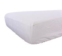 Soffim Sanitex B Coprimaterasso a Cappuccio con Elastici - Impermeabile, Spugna di Cotone (Minimo 85%) Accoppiato ad un Film Poliuretanico, Bianco, 165x200x20 cm