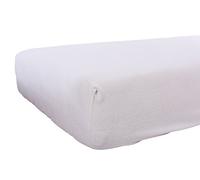 Soffim Spugna Jersey Top Coprimaterasso a Cappuccio con Elastici, 80% Cotone-20% Poliestere, Bianco, 85x200x20 cm