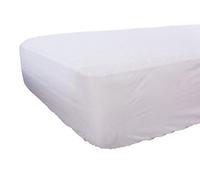 Soffim Trapuntato Coprimaterasso a Cappuccio, 100% Poliestere, Bianco, 85x200x20 cm