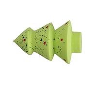 Soffio di Cipria per Trucco con Paillettes Verde Albero di Natale Strumento Cosmetico Traspirante Elastico Morbido per Un'idratazione Duratura del Trucco
