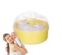 Soffio di polvere di spolverare, soffio di polvere per i bambini piccoli, applicatore di polvere cosmetica soffio per il corpo, per pannolini, polvere libera per il corpo