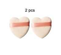 Soffio di polvere di velluto a forma di cuore a triangolo da 2 pezzi/10 pezzi for spugna for trucco viso cosmetici strumenti for soffio di trucco leggero lavabile (Color : 2pcs-07)