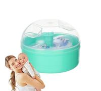 Soffio Per Cipria Per Bambini Decorhome - Applicatore Per Cipria Da 2 Pezzi Con Contenitore | Custodia Morbida Per Cipria Con Manico Per Pannolini Per Fondotinta In Polvere | Soffio Per Borotalco